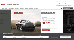 Desktop Screenshot of centralbuickgmc.com